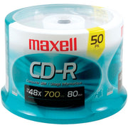 700MB 80-Minute CD-Rs (50-ct Spindle)