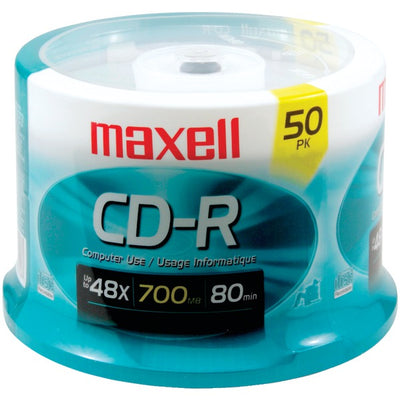700MB 80-Minute CD-Rs (50-ct Spindle)