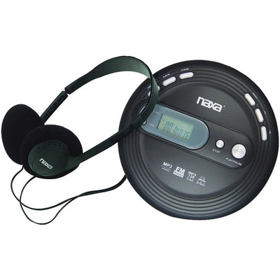 Slim Personal CD-MP3 Player with FM Radio