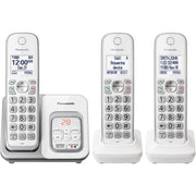 Expandable Cordless Phone with Call Block and Answering Machine (3 Handsets)