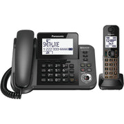 DECT 6.0 1.9GHz Bluetooth(R) Link2Cell(R) 1-Line Corded-Cordless Phone with Answering Machine