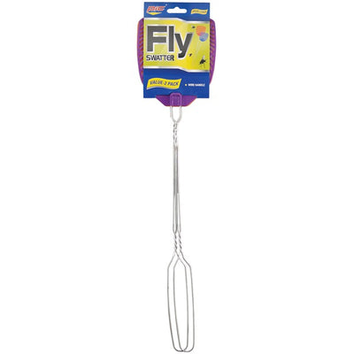 Wire Handle Fly Swatter, 2 pk