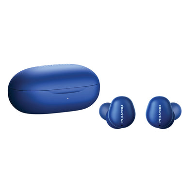 BonoBuds Bluetooth(R) Earbuds with Microphone and Charging Case, Digital Hybrid Active Noise Canceling, PPU-TN0610 (Midnight Blue)