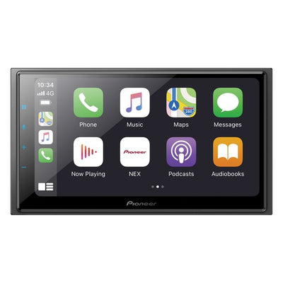 6.8-In. Car In-Dash Unit, Double-DIN Digital Multimedia Receiver with Alexa(R), Apple CarPlay(TM), Android Auto(TM), HD Radio(TM), and SiriusXM(R) Ready