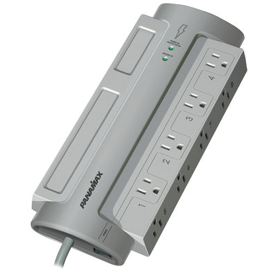 8-Outlet PowerMax(R) PM8-EX Surge Protector (without Satellite & CATV Protection)