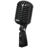 Classic Retro Vintage-Style Dynamic Vocal Microphone (Black)