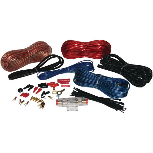 Hydra Series 8-Gauge Amp Marine-Grade Installation Kit