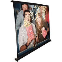 Retractable Pull-out-Style Manual Projector Screen (40-Inch)