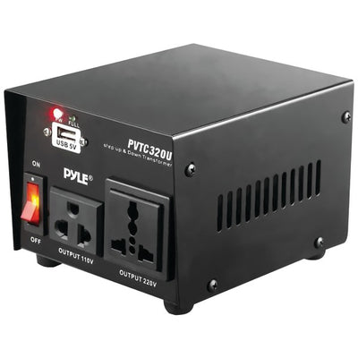 Step Up and Step Down Voltage Converter Transformer with USB Charging Port (500-Watt)