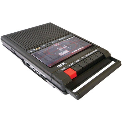Retro Shoebox Cassette Tape Recorder