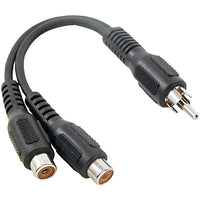 RCA Y-Adapter (1 Male to 2 Females)