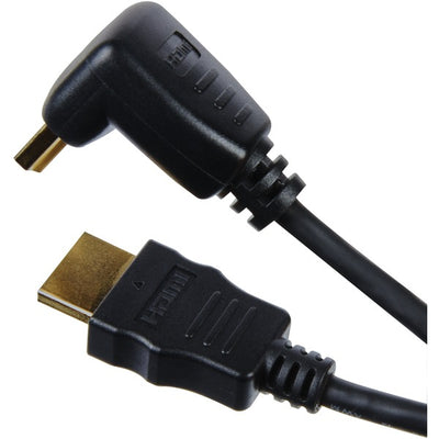 HDMI(R) Cable with 1 Right Angle Connector, 6ft