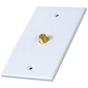 Single Coaxial In-Line Wall Plate