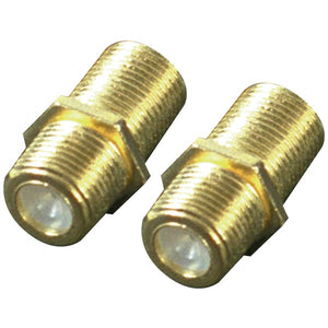 In-Line F-Connectors, 2 pk