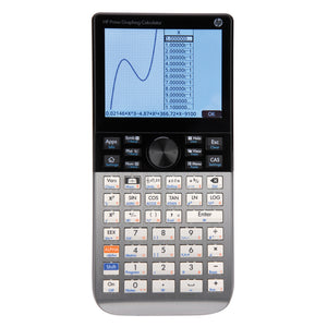 Prime Graphing Calculator, Rechargeable, Silver