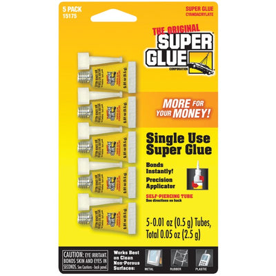 Instant Adhesive Mini Tubes, 5 pk