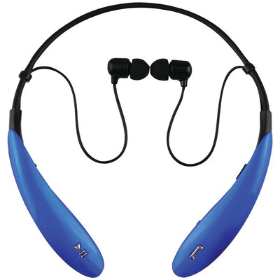 IQ-127 Bluetooth(R) Headphones with Microphone (Blue)