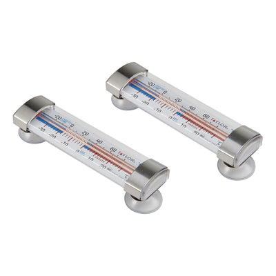 Fridge and Freezer Thermometers, 2 Pack