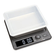 Kitchen Scale with Stainless Steel Storage Container and Lid, 22-Lb. Capacity