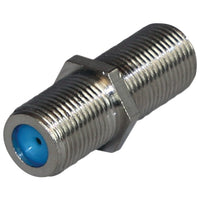 F81 Female to Female High-Frequency Coaxial Barrel Connectors, 100pk