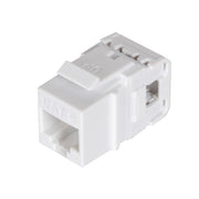 VGS6(TM) Series CAT-6 UTP RJ45 180deg Keystone Jack, Unshielded (White)