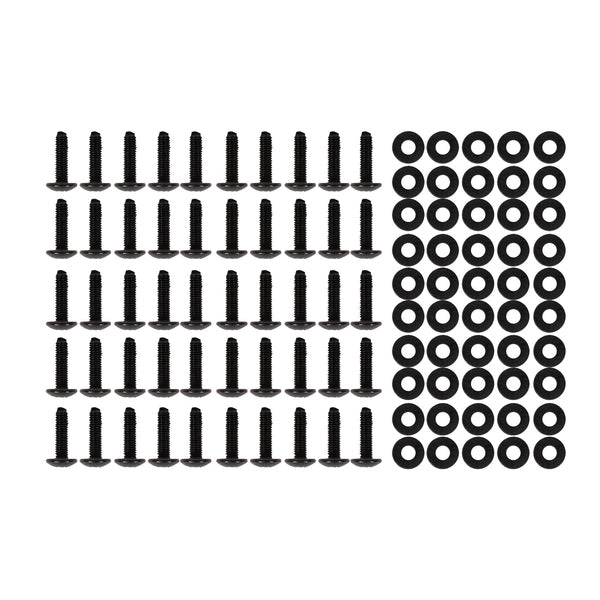 10-32 Rack Screws with Washers, 50 Count