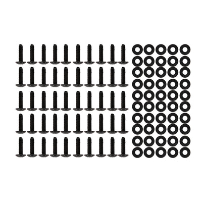10-32 Rack Screws with Washers, 50 Count