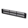 VGS(TM) Unshielded Modular Patch Panel with Labels, Unloaded (48 Port)