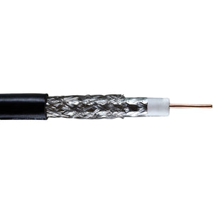 RG6 CCS Dual-Shield Coaxial Cable, 1000ft