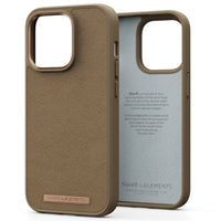 Suede Comfort+ Drop-proof Phone Case (iPhone(R) 14 Pro; Camel)