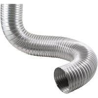 Semi-Rigid Flexible Aluminum Duct (4" dia x 8ft)