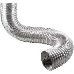 Semi-Rigid Flexible Aluminum Duct (4" dia x 8ft)