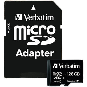 128GB Premium microSDXC(TM) Card with Adapter