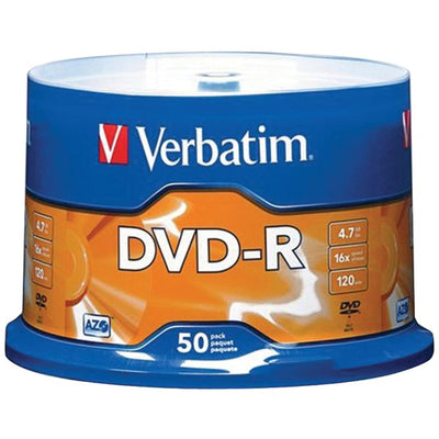 4.7GB DVD-Rs (50-ct Spindle)