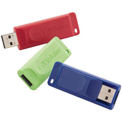 4GB Store 'n' Go(R) USB Flash Drives, 3 pk