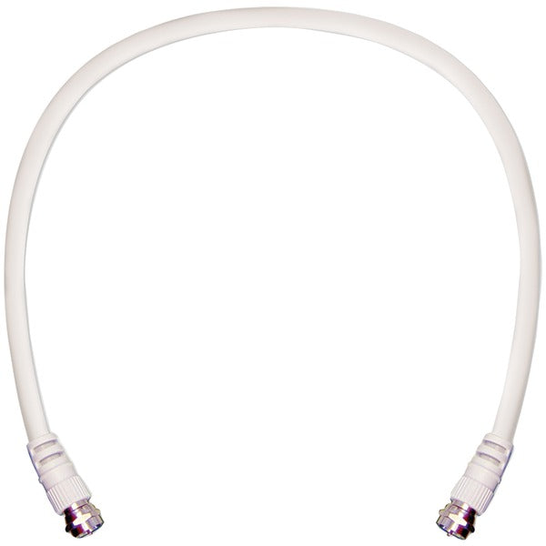 RG6 75ohm Low-Loss Coaxial Cable, 2ft