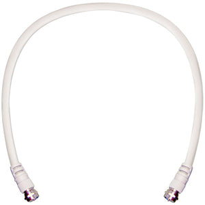 RG6 75ohm Low-Loss Coaxial Cable, 2ft