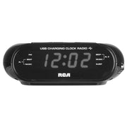 Dual Wake USB Charging Clock Radio