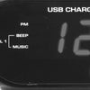 Dual Wake USB Charging Clock Radio