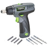 8-Volt Li-Ion 2-Speed Cordless Screwdriver