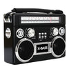 3 Band Radio with Bluetooth(R) and Flashlight (Black)