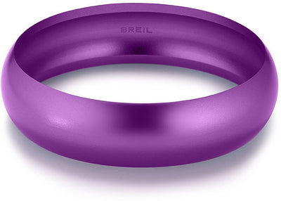 BREIL JEWELS - SECRETLY Bracciale Bangle alluminio viola scuro/Bangle Bracelet dark violet aluminum Size Medium Bold