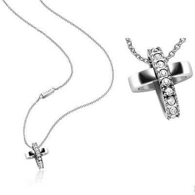 BREIL JEWELS CHARMING CROSS Collection With Swarovski