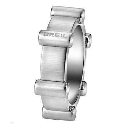 BREIL JEWELS BULLET Collection Anello Uomo acciaio bilux/Bilux steel Gent ring Size 19