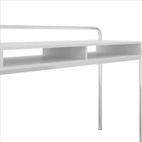 The Urban Port Office Desk 2 Compartments and Tubular Metal Frame - UPT-238277