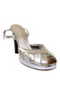 John Richmond Women Sandals, Gold and Silver