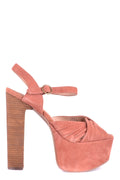 Jeffrey Campbell Women Sandals, Pink Suede