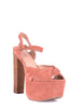 Jeffrey Campbell Women Sandals, Pink Suede