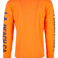 Dsquared Men T-Shirt, Orange, Long Sleeve