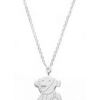 GUCCI JEWELS Mod. BABY TEDDY  Collana/Necklace ARGENTO/SILVER L.40 cm